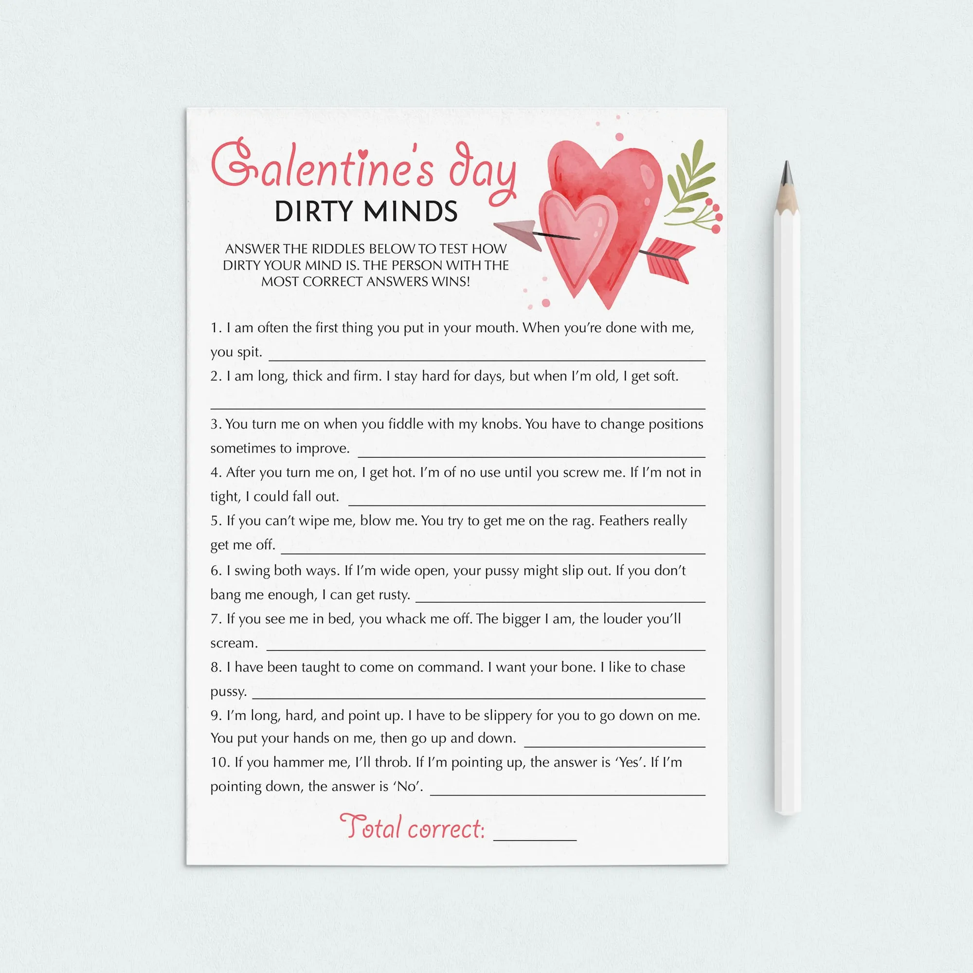 Funny Galentine's Day Games Bundle for Zoom & Printable