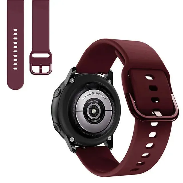 Galaxy Watch Active Silicone Watch Strap