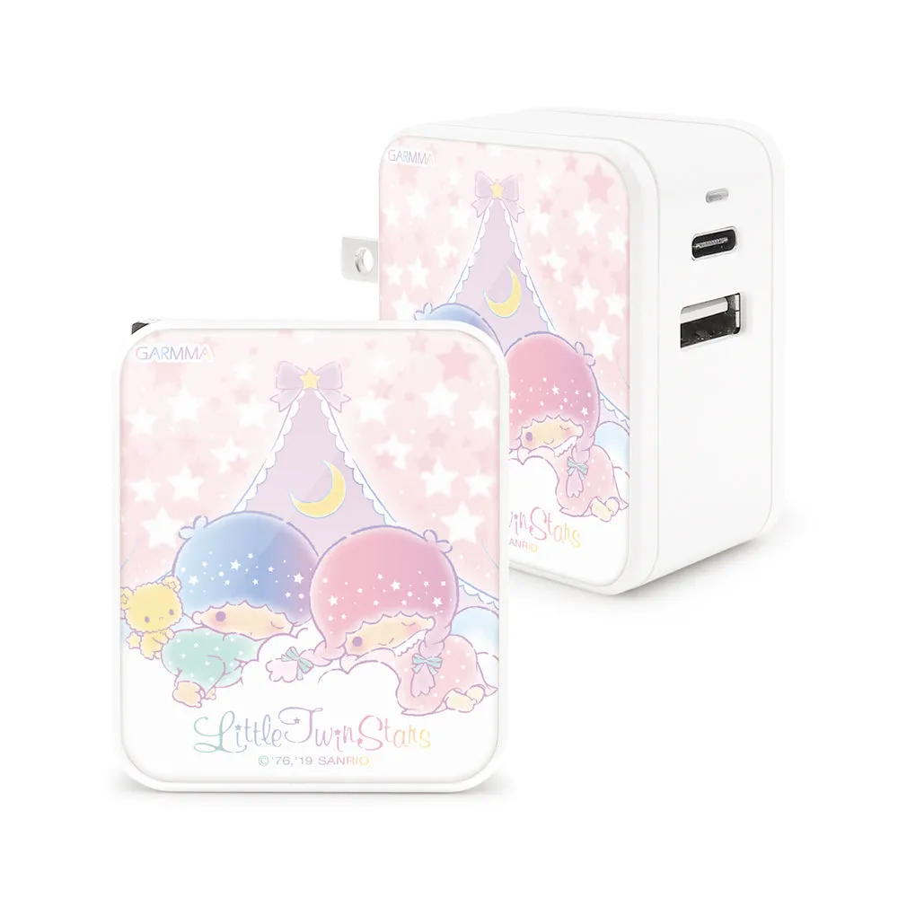 GARMMA Sanrio Characters Type-C USB 3.4A Quick Charge Foldable Travel Charger