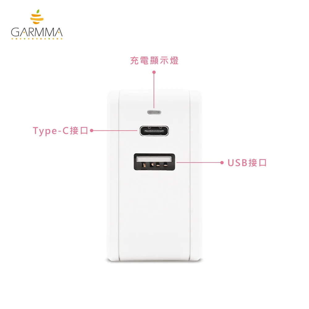 GARMMA Sanrio Characters Type-C USB 3.4A Quick Charge Foldable Travel Charger