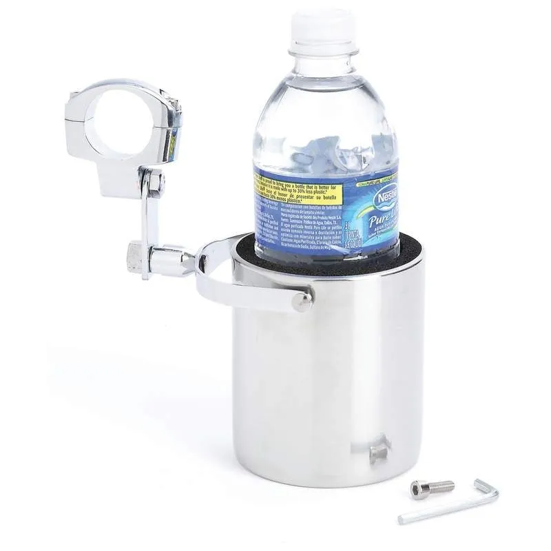 GFCUPHSS Stainless Steel Motorcycle Cup Can Drink Holder