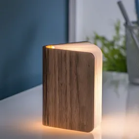 Gingko Design Mini Smart Book Light Walnut