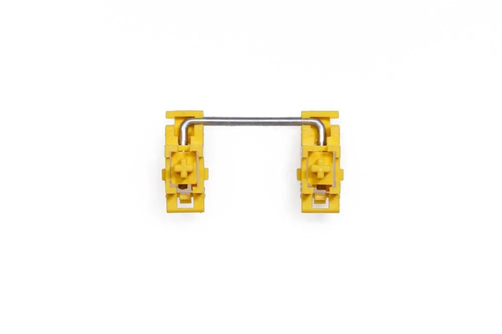 GKs Plate Mounted Stabilizer for Custom Mechanical Keyboard YC66 Zeeyoo 68 YC96 Womier XS87 holy panda colorway yellow red