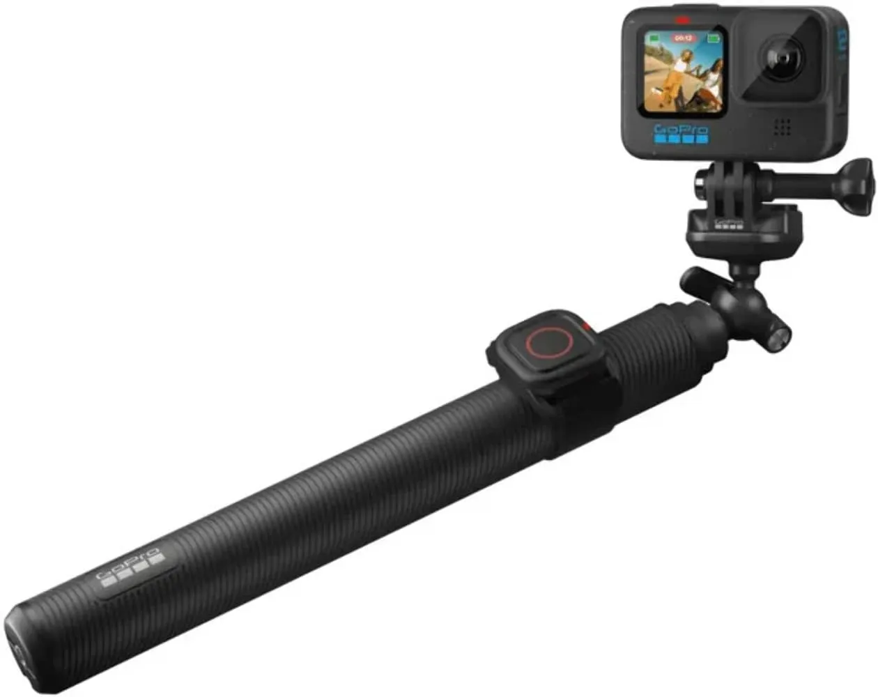 GoPro Extension 122cm Pole & Waterproof Shutter Remote Black