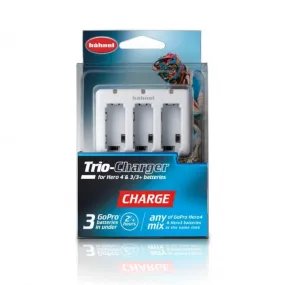 Hahnel Trio Charger for GoPro Hero3/3 /4 Battery