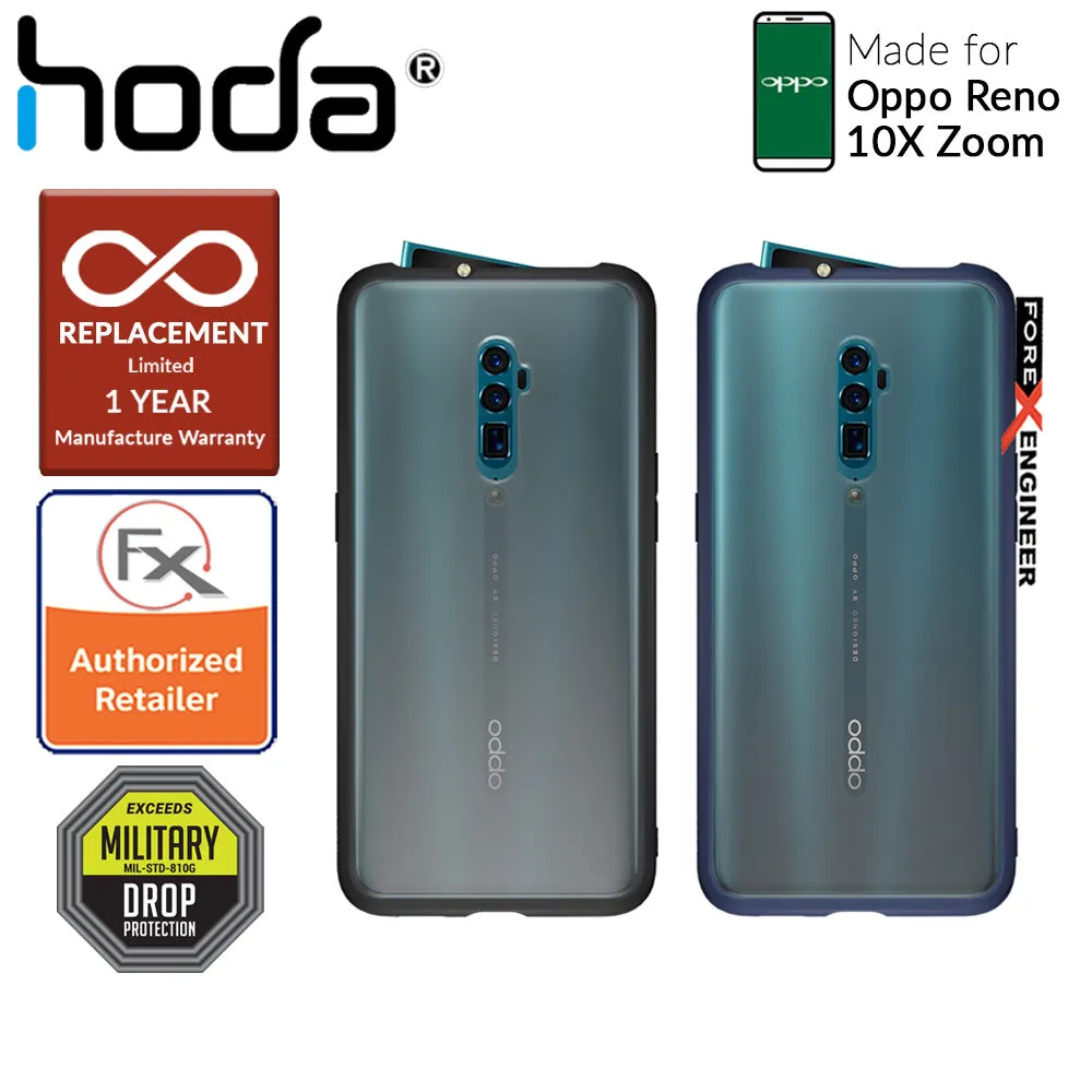 Hoda Rough Military Case for  OPPO Reno 10X Zoom - Military Drop Protection - Black