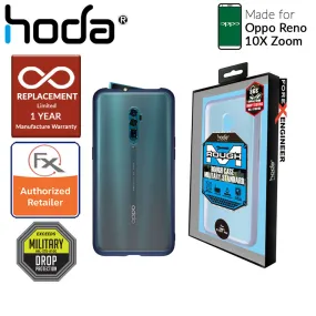 Hoda Rough Military Case for  OPPO Reno 10X Zoom - Military Drop Protection - Dark Blue