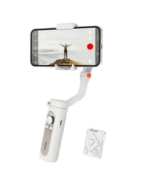 Hohem iSteady X2 3-Axis Palm Smartphone Gimbal with Remote in White Color