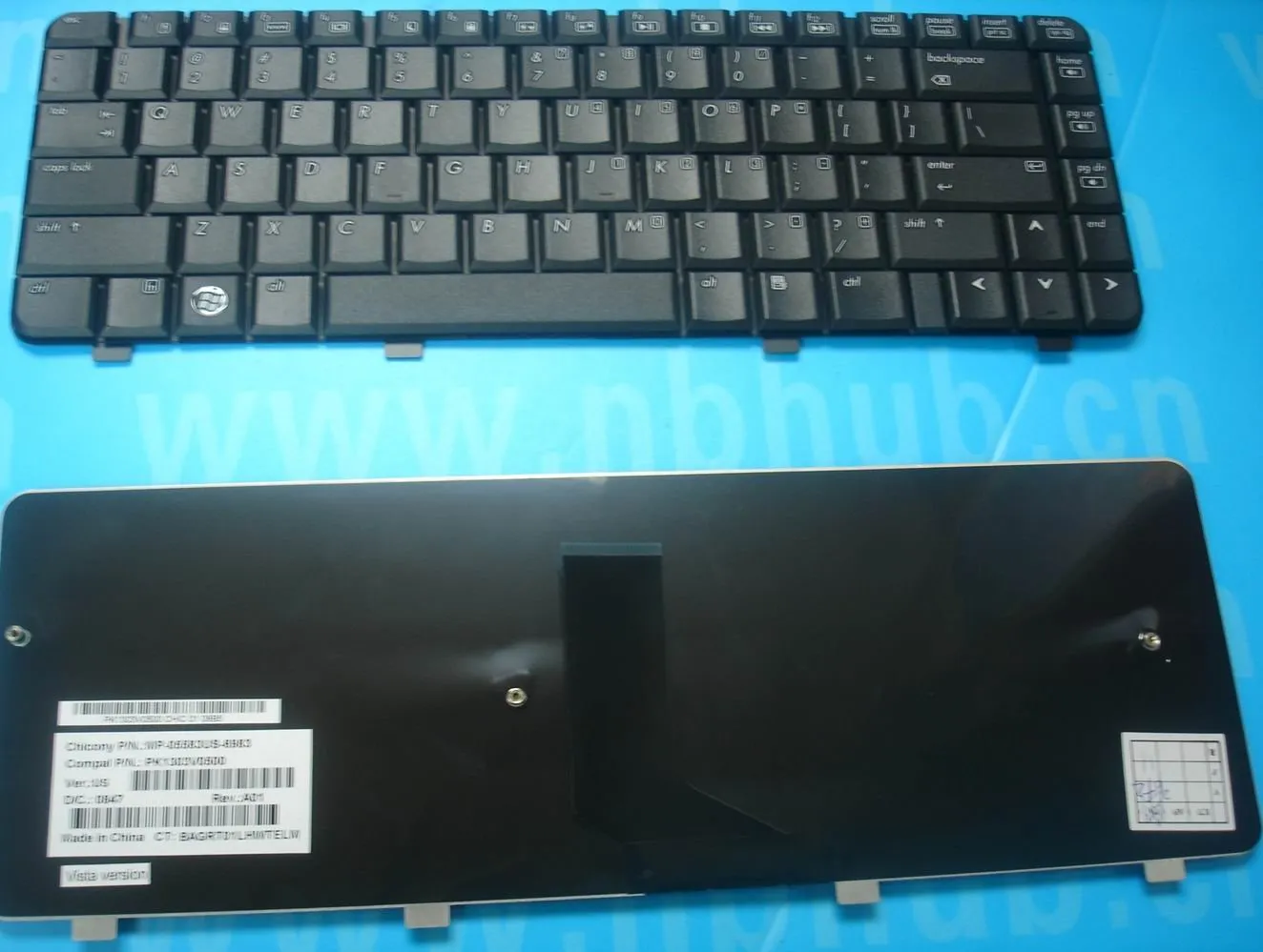 HP Compaq Presario CQ40 CQ45 Series laptop Keyboard Black Matte  486904-001