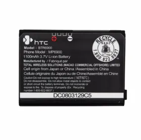 HTC Rechargeable 1,100mAh OEM Battery (BTR6900) for XV6900