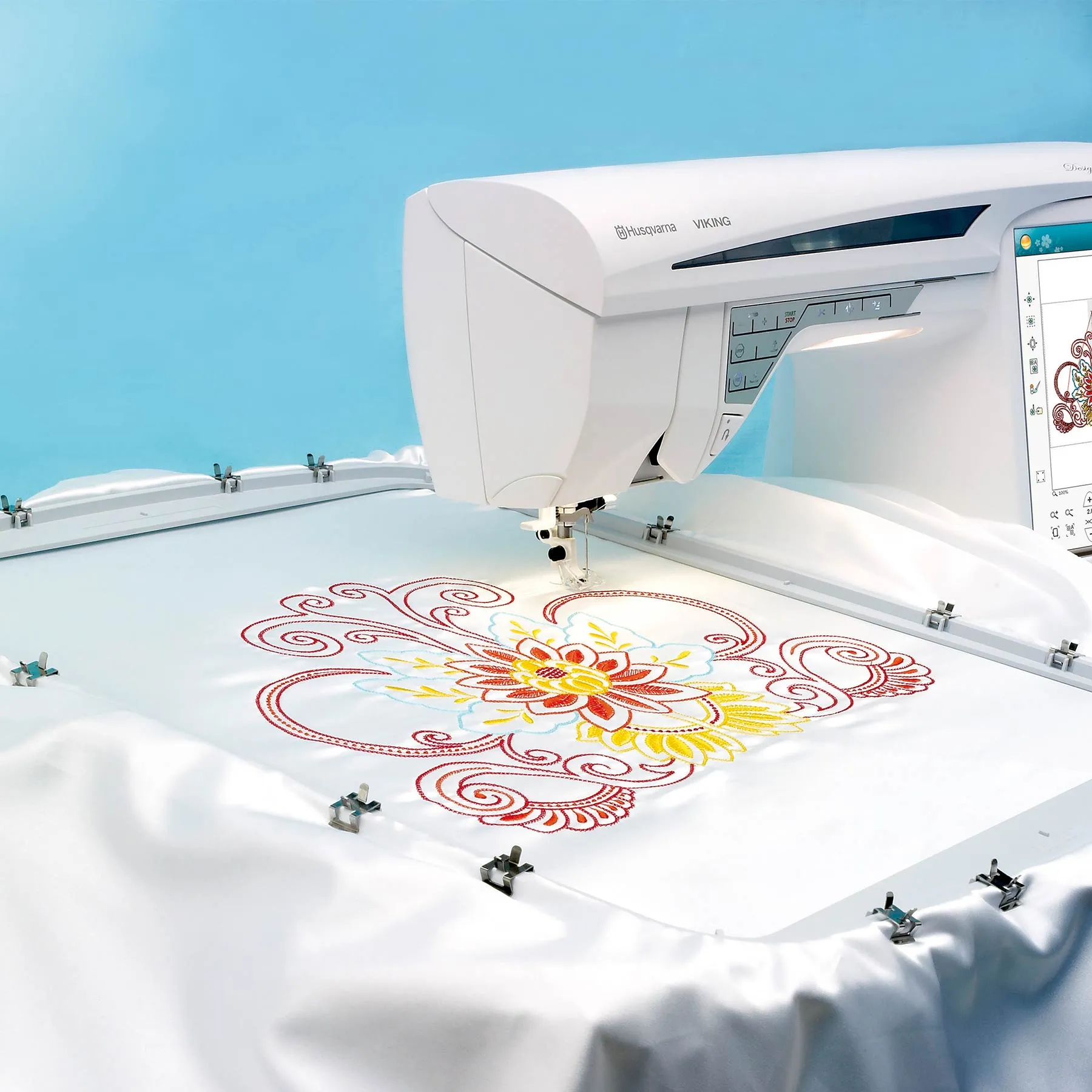 HUSQVARNA® VIKING® DESIGNER SAPPHIRE™ 85 Sewing & Embroidery Machine  🎄 Holiday Bundle