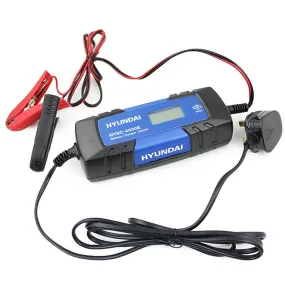 Hyundai HYSC-4000E 4Ah SMART Battery Charger 6v/12v