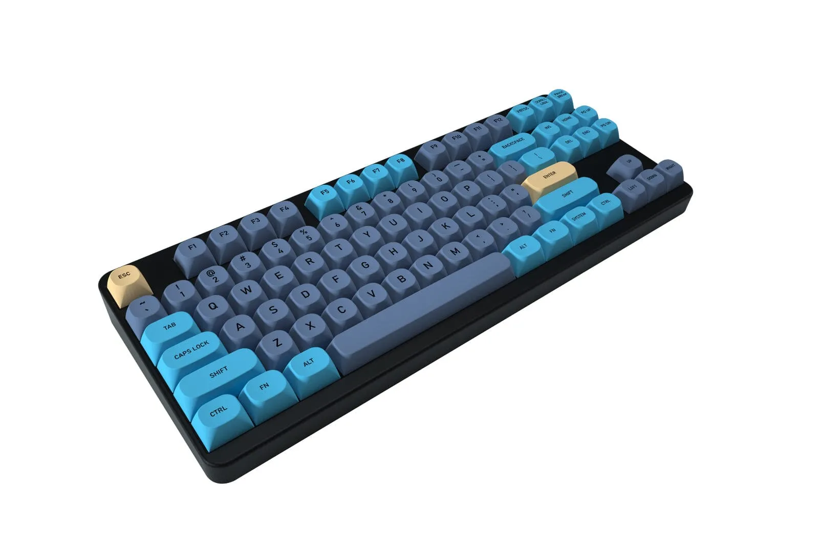 IDOBAO MA Blue Cat Theme Custom MX Keyboard Keycaps