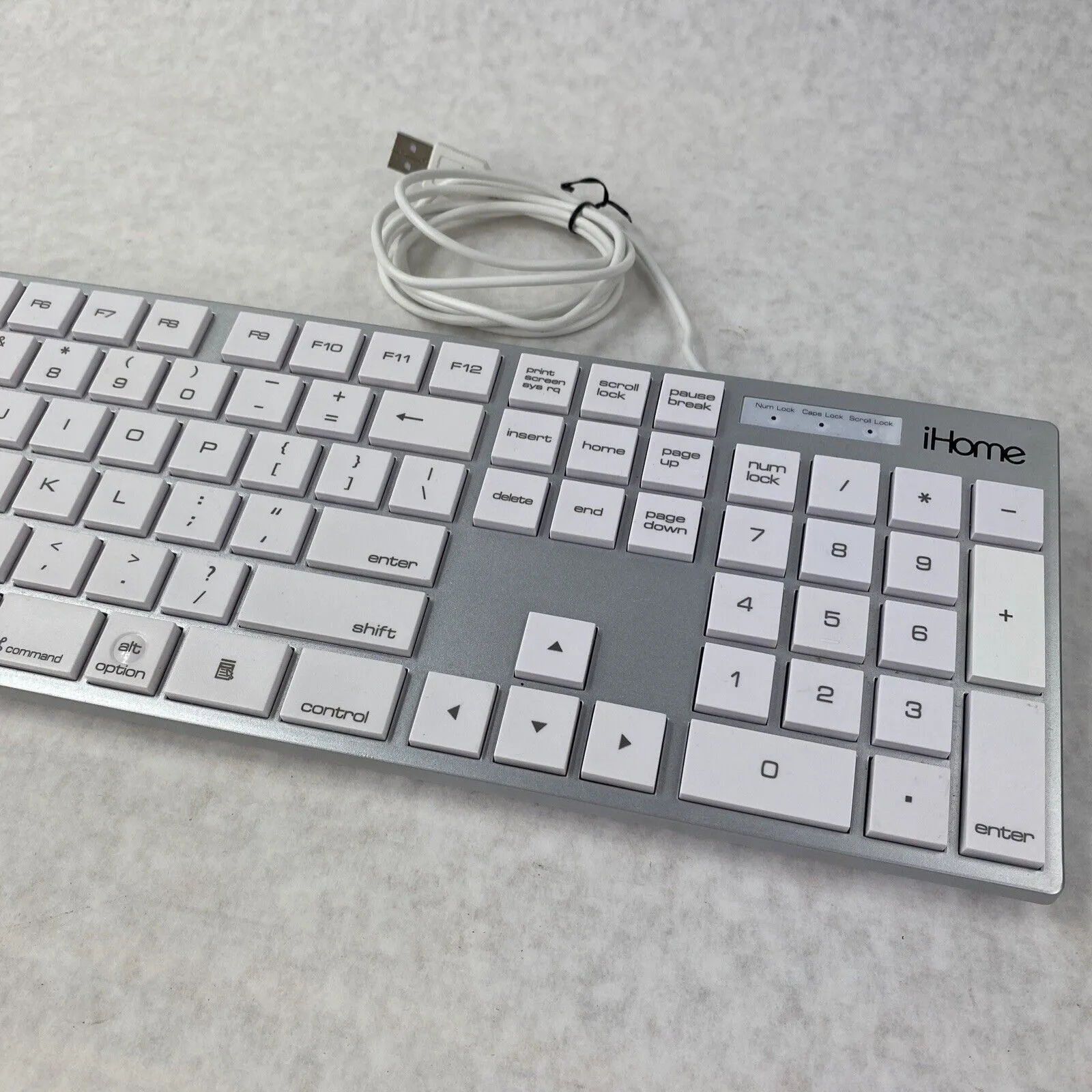 iHome IMAC-K121S Full Size Mac Keyboard USB