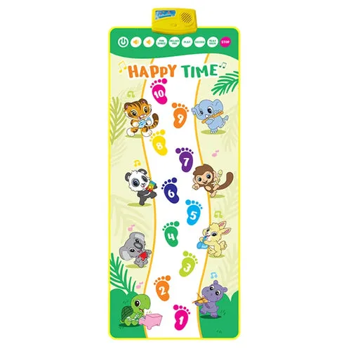 Interactive Baby Piano & Dance Mat with Double Row Keyboard Fun