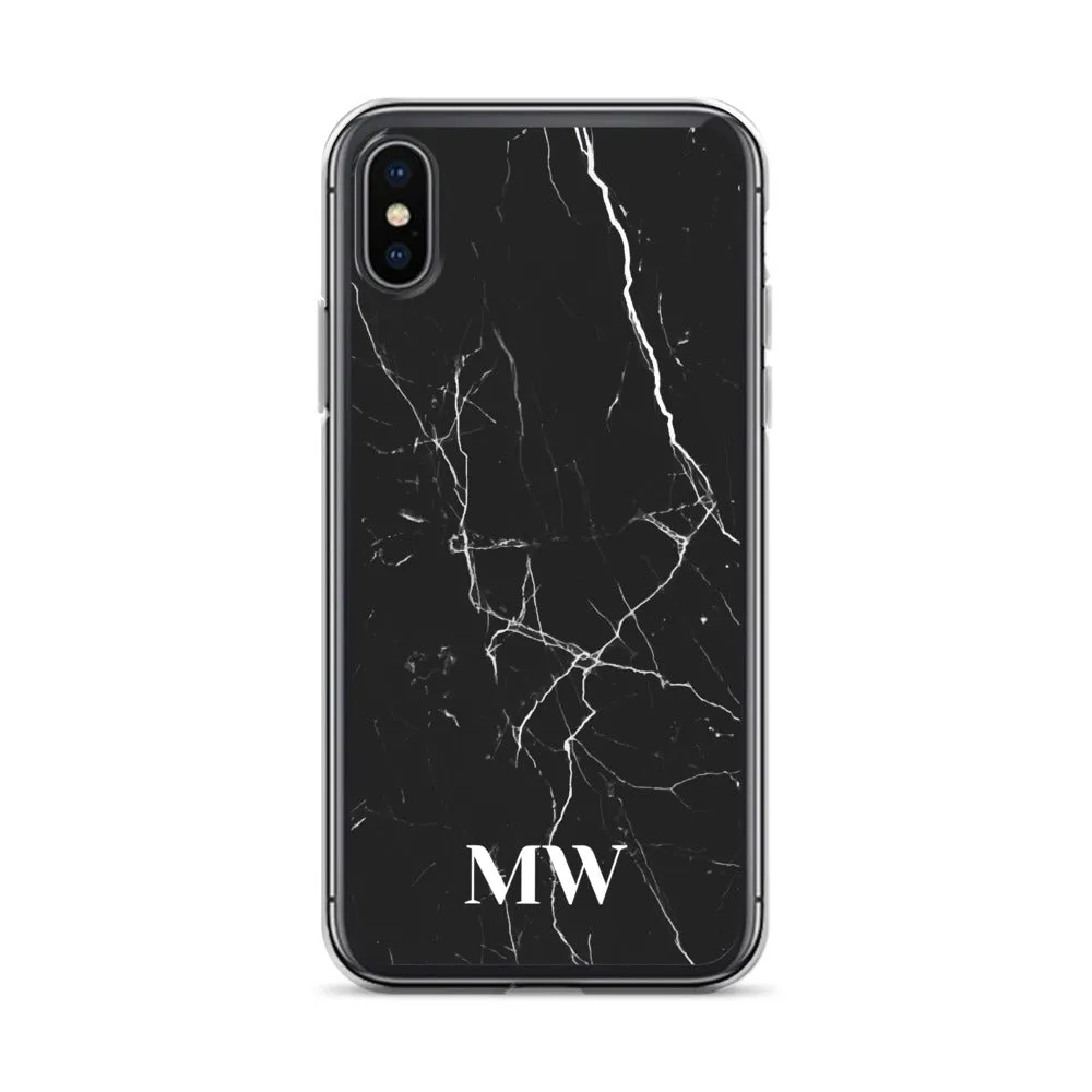 iPhone Case - Black Marble