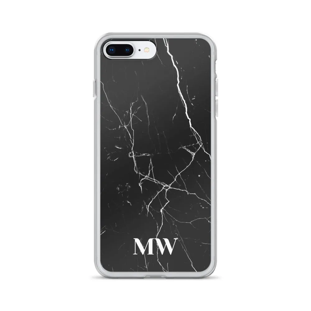 iPhone Case - Black Marble