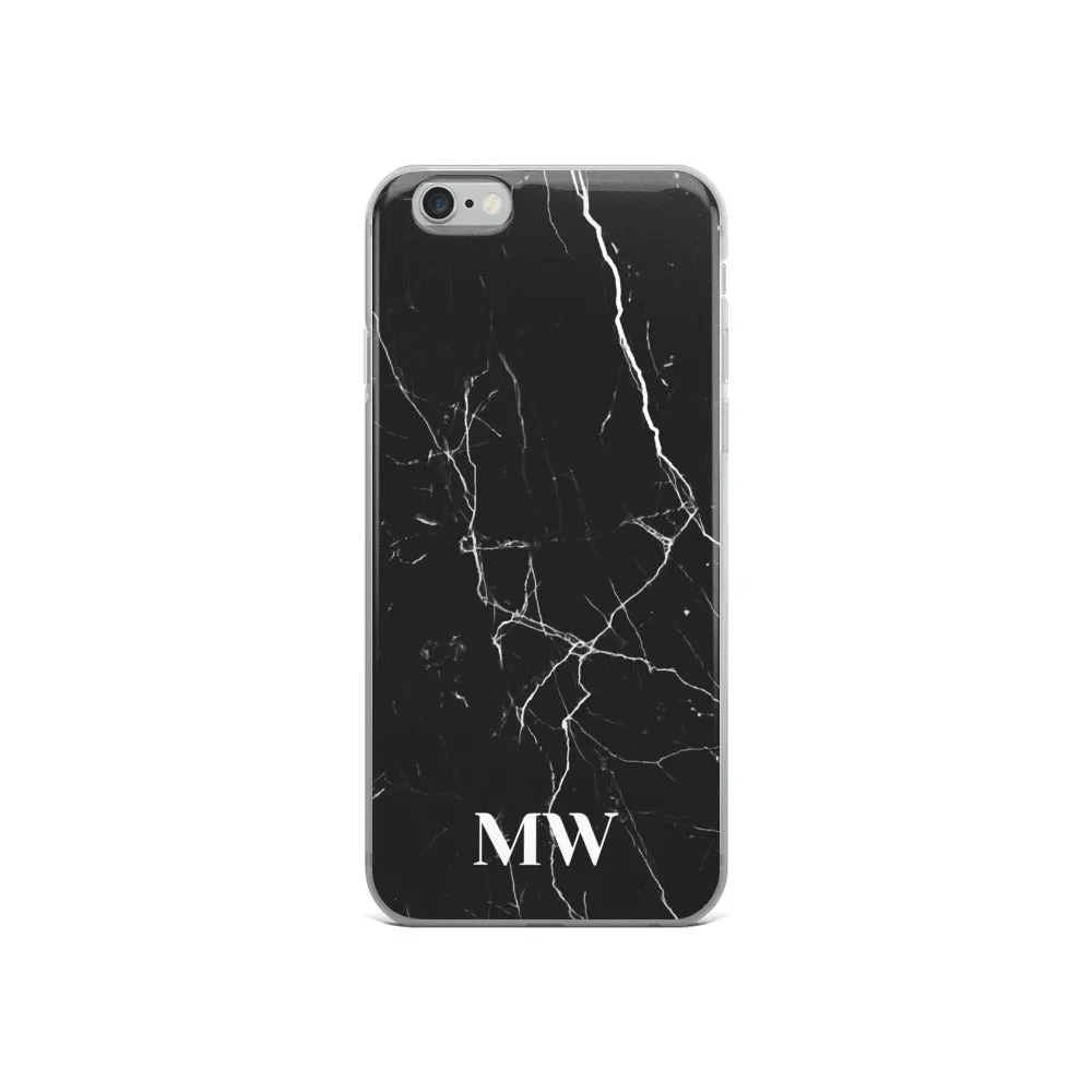 iPhone Case - Black Marble