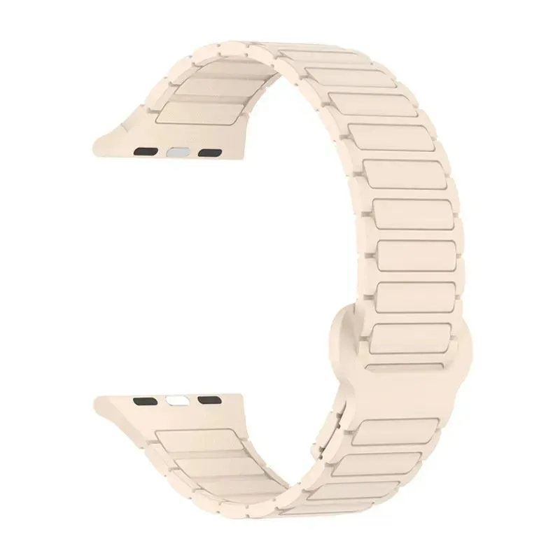 Iwatch Three-plant Silicone Two-color Watch Strap