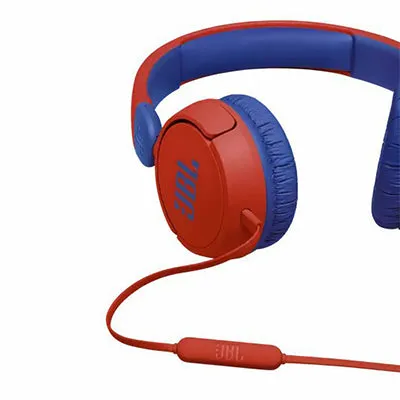 JBL Built-In Mic Kids On-Ear Headphone - Red | JBLJR310RED