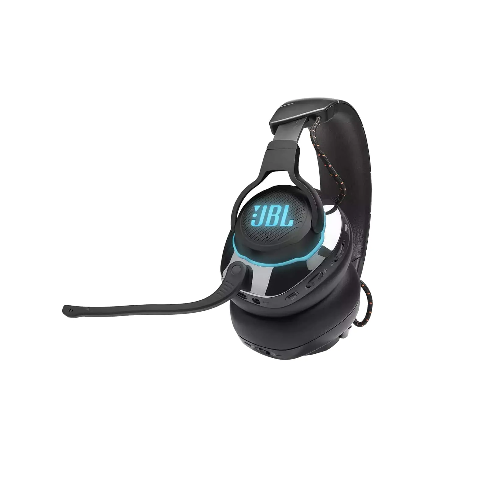 JBL Quantum 800 BTNC Wired / Wireless Bluetooth Gaming Headphones with Lossless 2.4GHz Connectivity, 14Hr Battery Life, ANC Active Noise Cancelling and Detachable 3.5mm AUX Cable for PC Laptop and Consoles (Black)