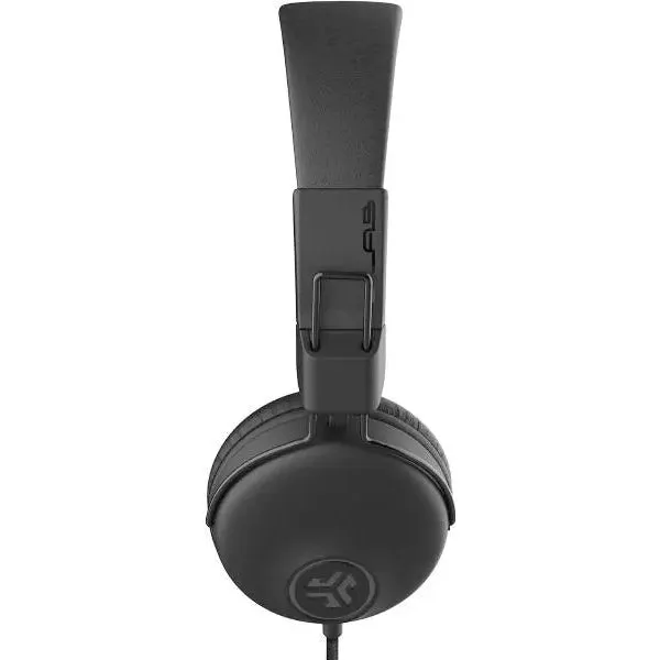 JLab Studio On-Ear Wired Headphones Black