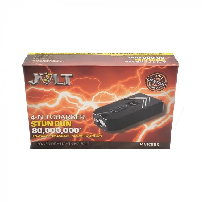 JOLT 4-N-1 Charger Stun Gun 80,000,000