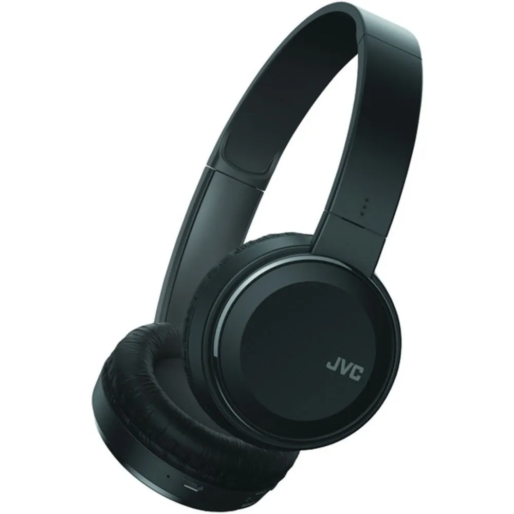 JVC HAS190BTB Colorful Bluetooth Headphones (Black)