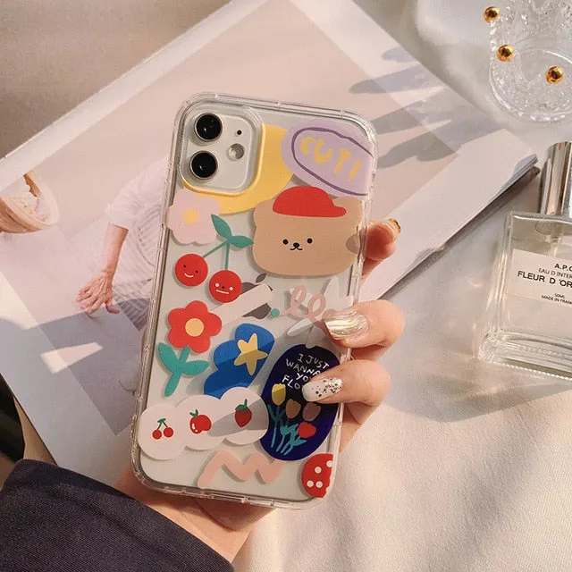 KALCAS Floral Silicon Phone case