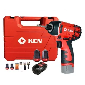 Ken BL6412D 12V Cordless Impact Driver Set