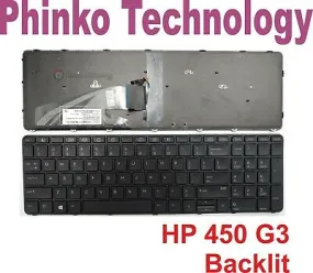 keyboard for  HP 450 455 470 G3 G4 Backlit