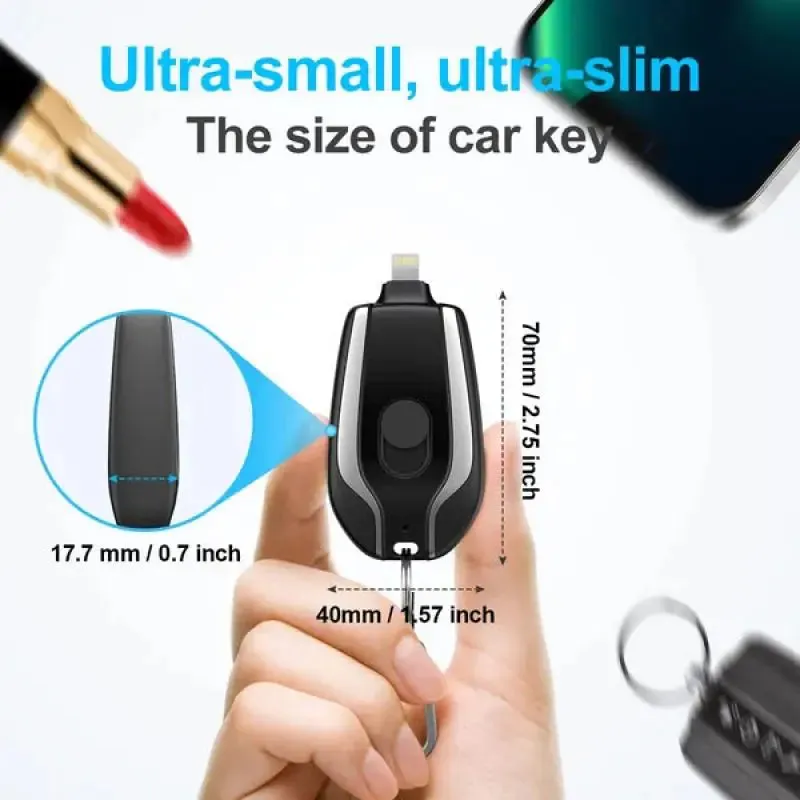 Keychain Emergency Portable Power Bank