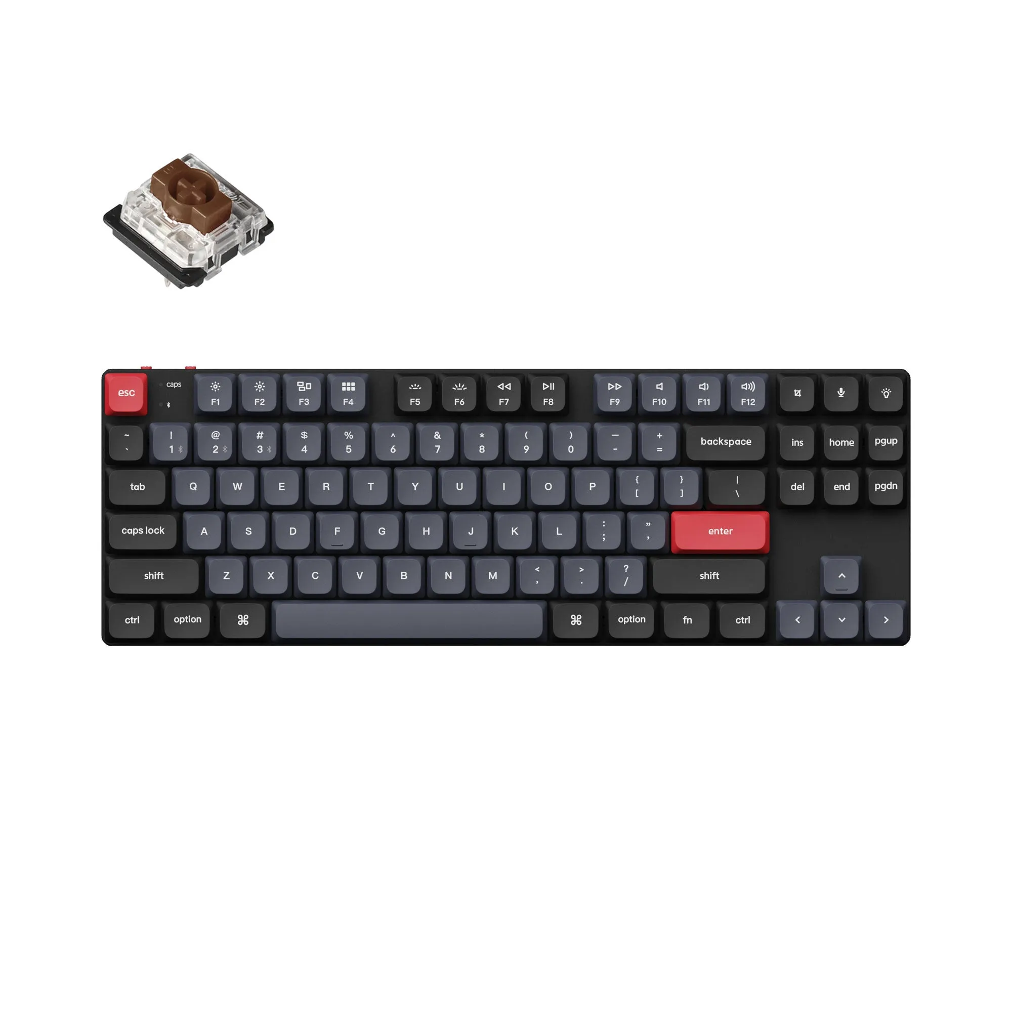 Keychron K1 Pro QMK/VIA Wireless Custom Mechanical Keyboard