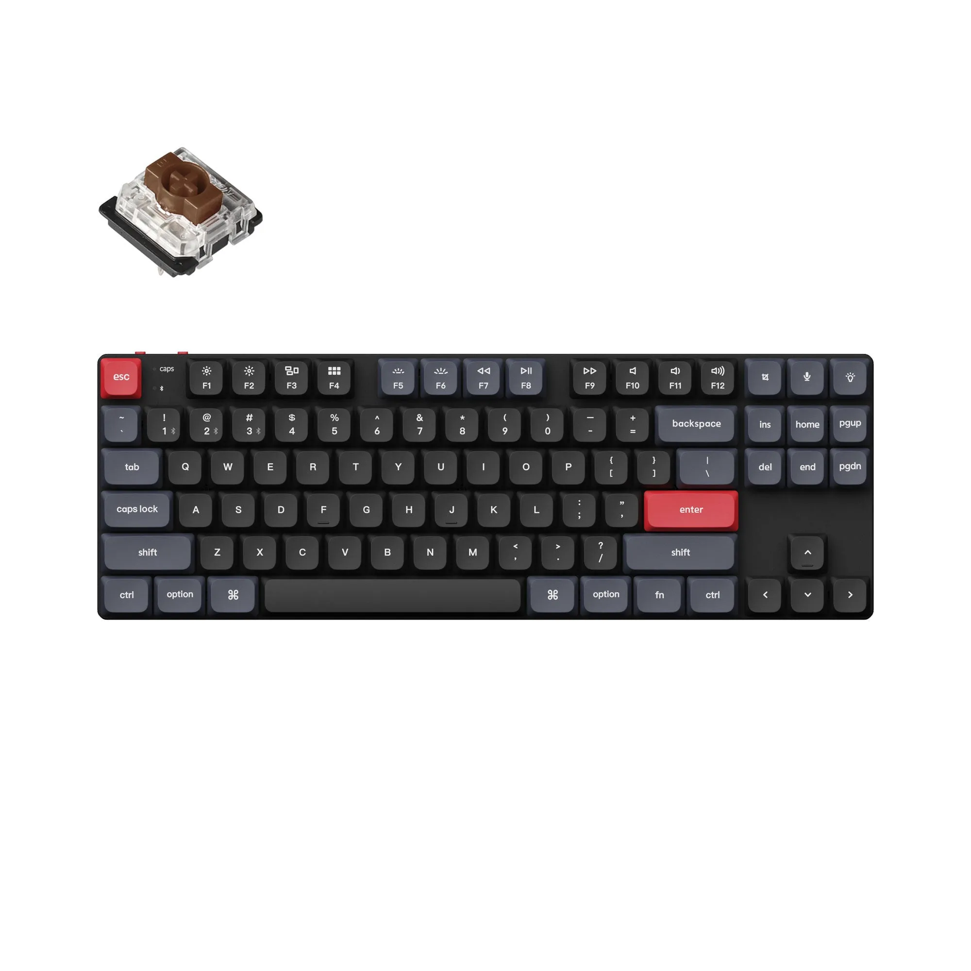 Keychron K1 Pro QMK/VIA Wireless Custom Mechanical Keyboard