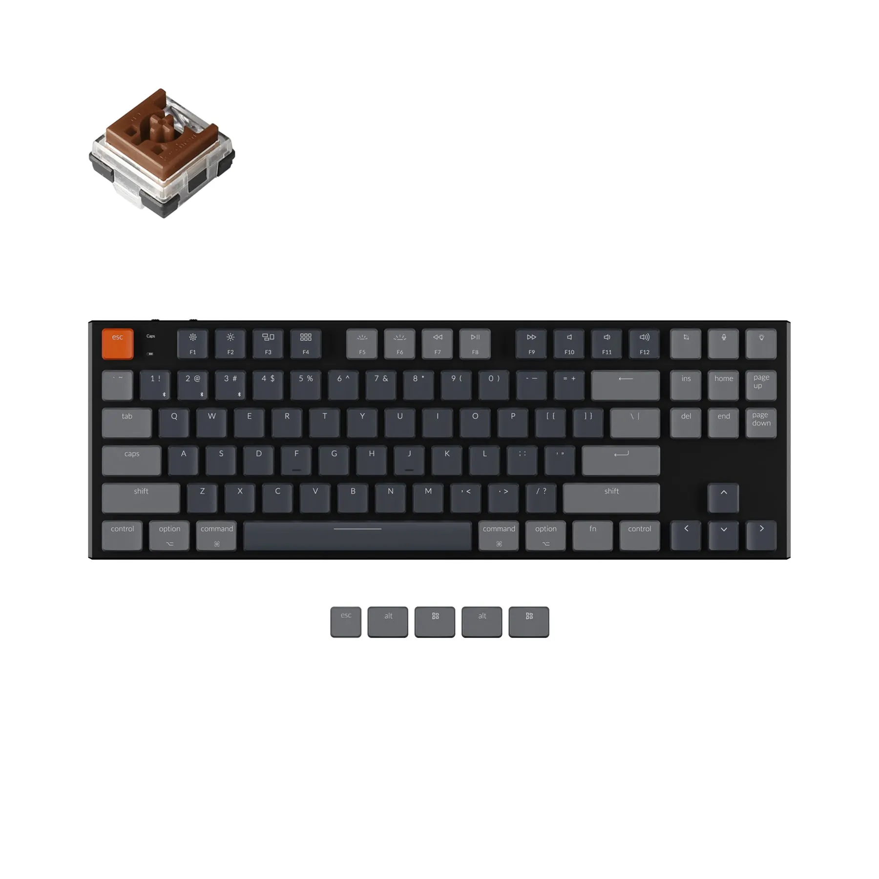 Keychron K1 Wireless Mechanical Keyboard Version 5 (US ANSI Layout)