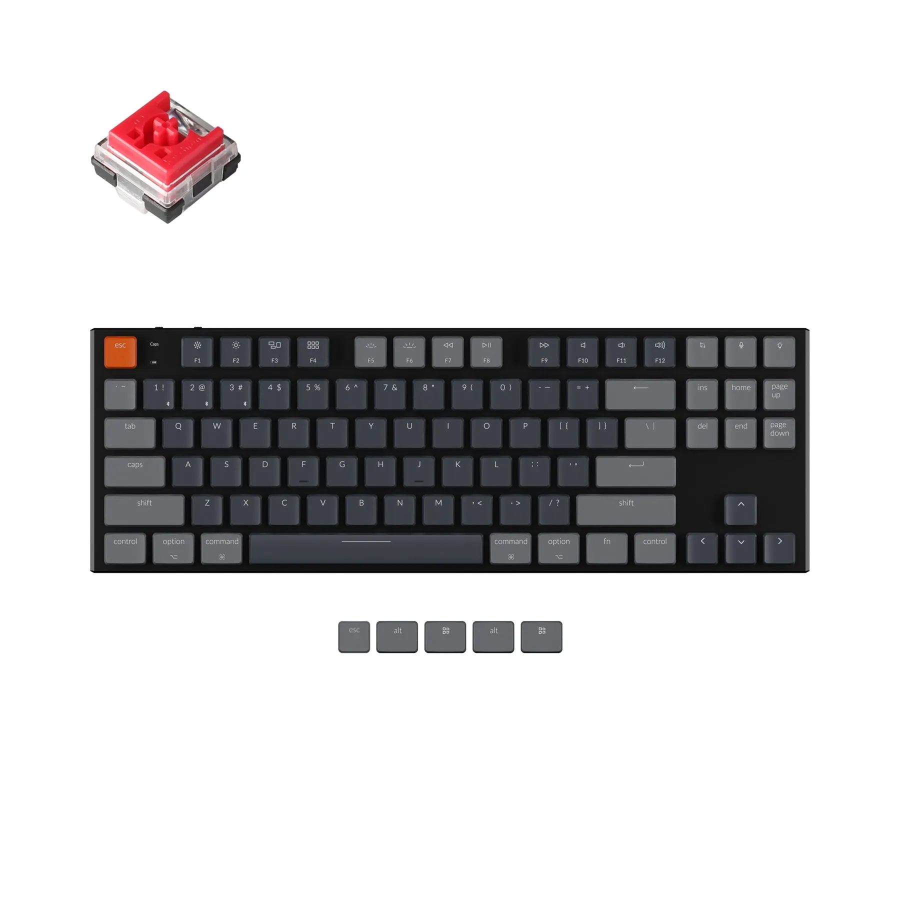 Keychron K1 Wireless Mechanical Keyboard Version 5 (US ANSI Layout)