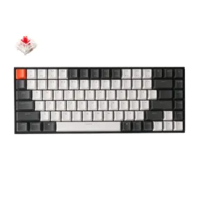 Keychron K2 84 Key Hot-Swappable Gateron Mechanical Keyboard White Led Red Switches