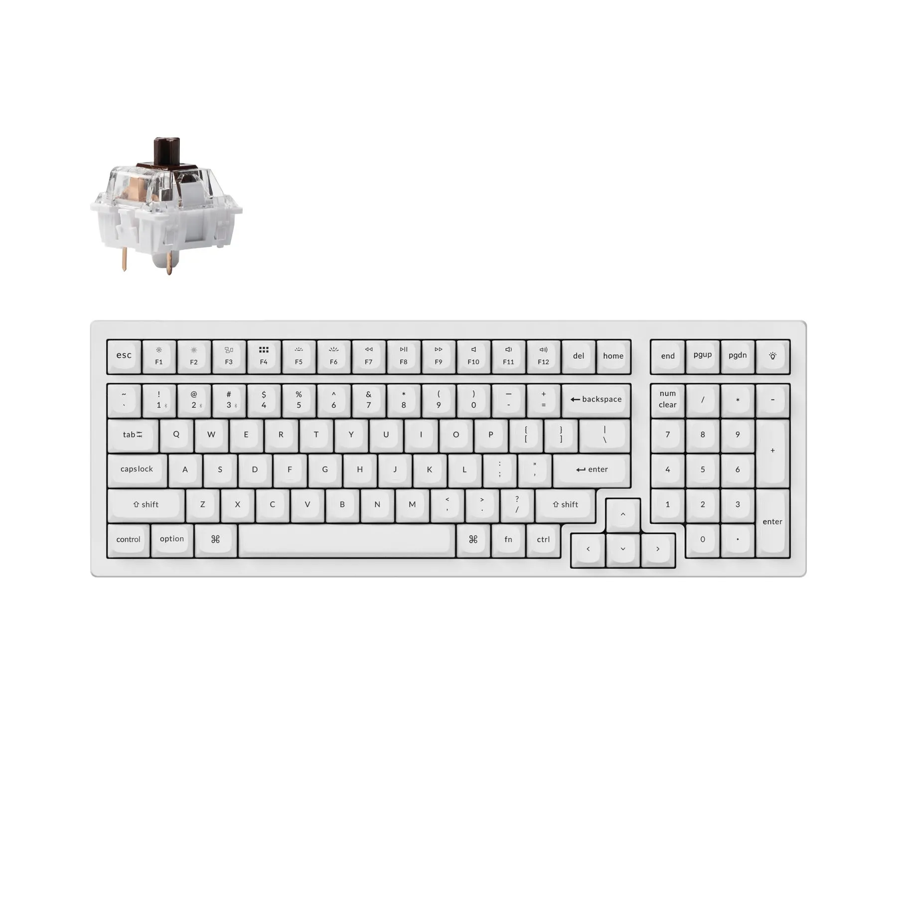 Keychron K4 Pro QMK/VIA Wireless Mechanical Keyboard(US ANSI Layout)