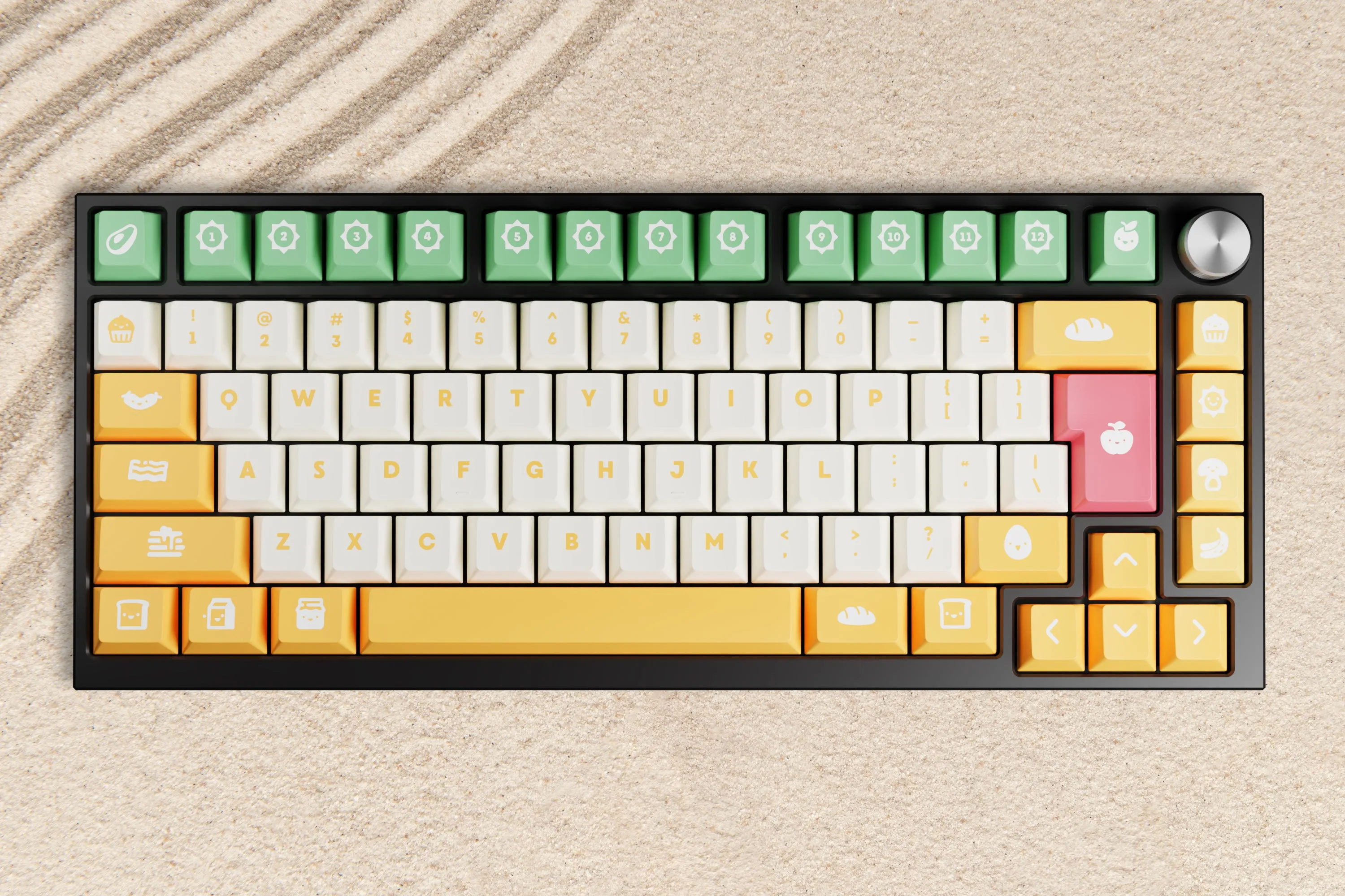 kfaPBT Sunny Side Up Keycaps