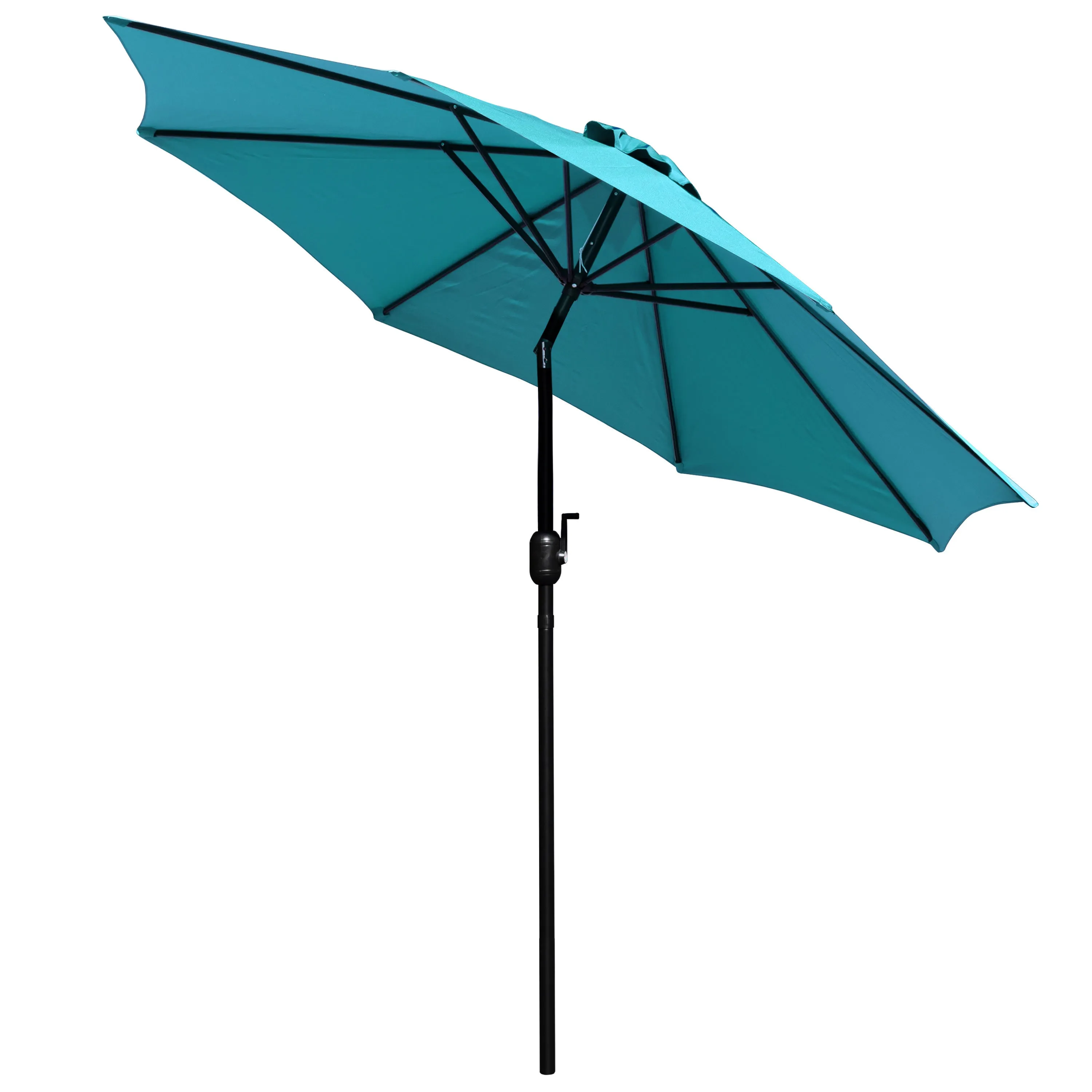 Kona 9 FT Round Umbrella with 1.5" Diameter Aluminum Pole with Crank and Tilt Function