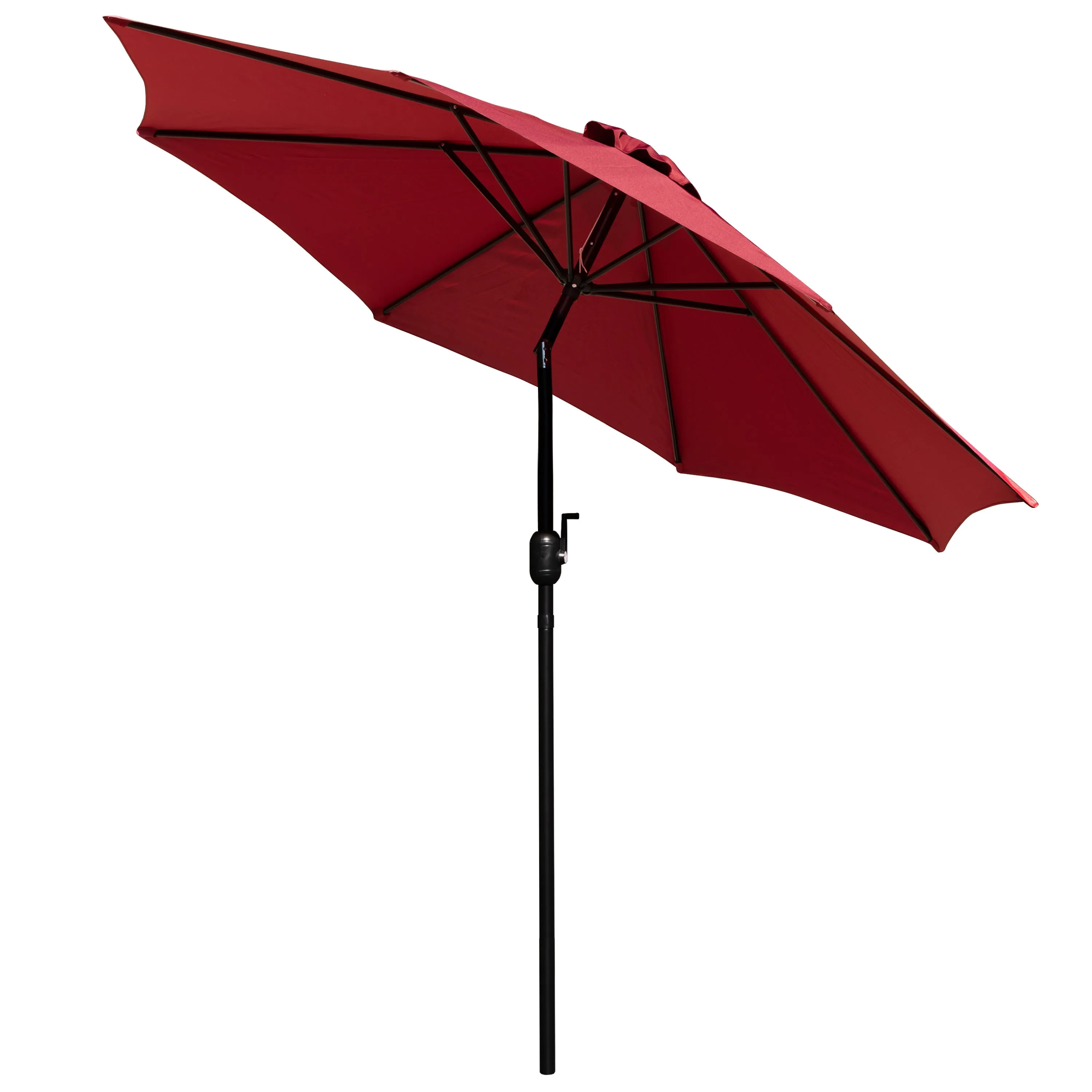 Kona 9 FT Round Umbrella with 1.5" Diameter Aluminum Pole with Crank and Tilt Function