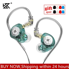 KZ EDX PRO Dynamic Earphones HIFI Bass Earbuds In Ear Monitor Earphones Sport Noise Cancelling Headset KZ EDXPRO MT1 CSN ZST SKS