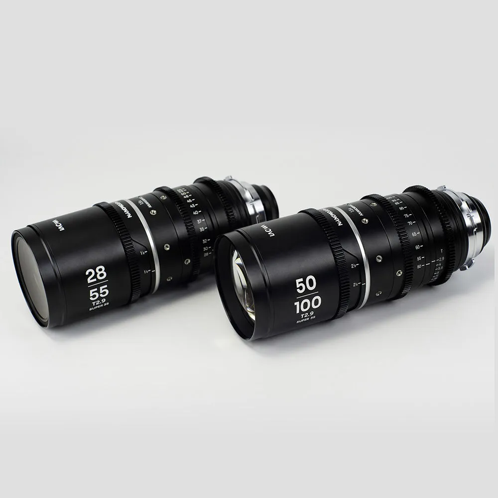 Laowa - Nanomorph 1.5X Anamorphic Zoom Series (28-55mm / 50-100mm)