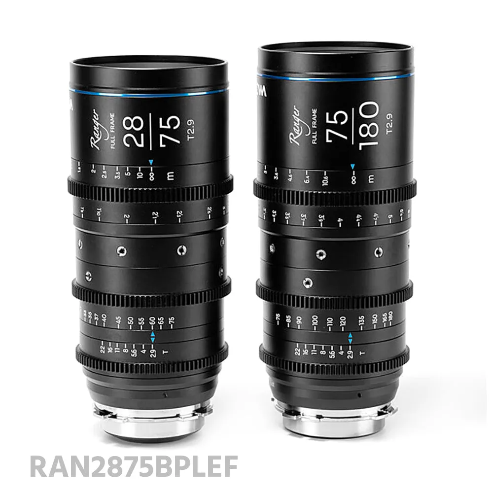 Laowa Ranger 28-75mm & 75-180mm T2.9 Compact Full-Frame Cine Zoom Bundle Lens Set