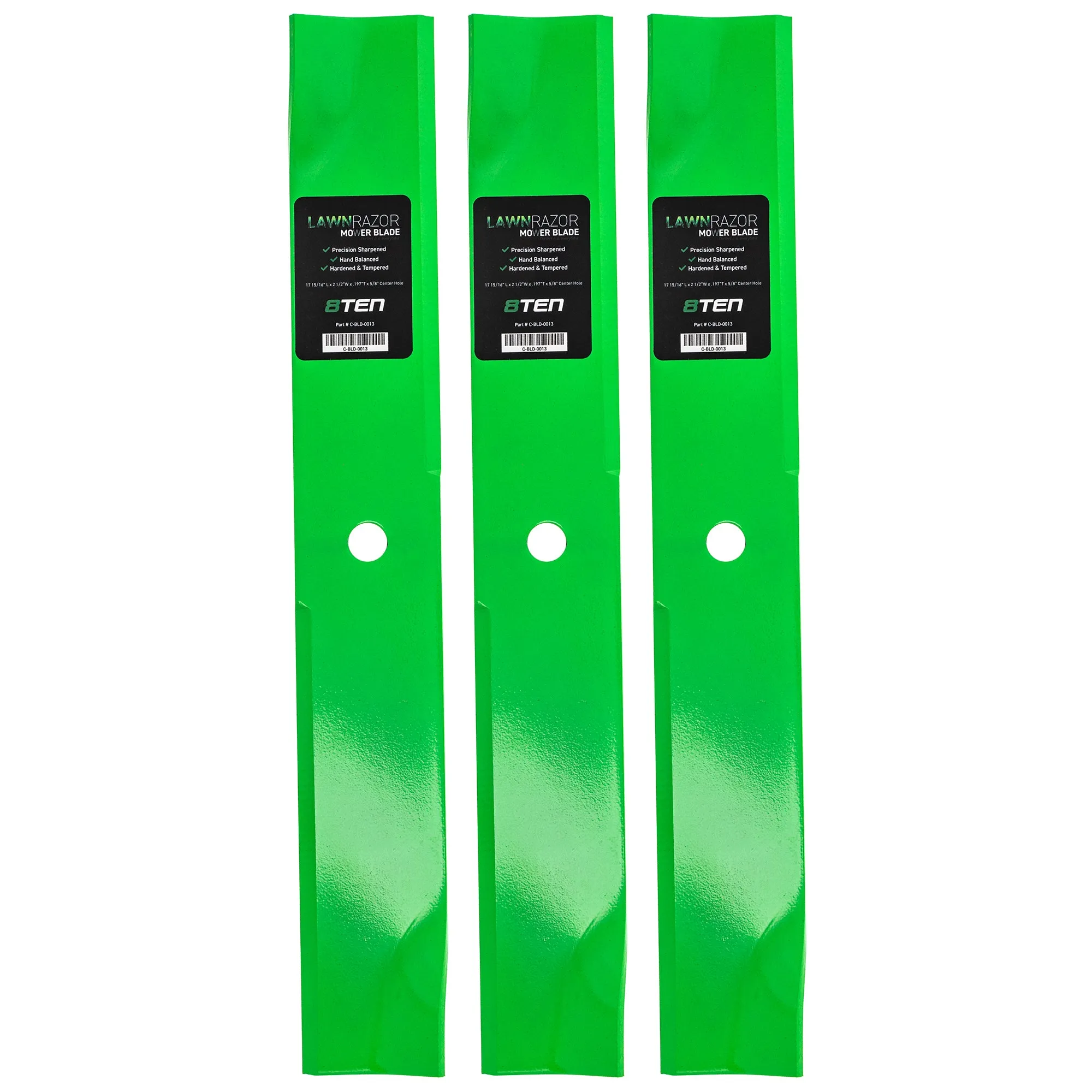 LawnRAZOR Mower Blade For Gravely Ferris Ariens 1521227 A48185 1521227S 00450300 03253800 04916400 | 3-PACK