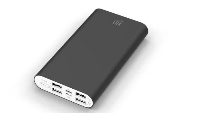 LAX Pro 16800 Portable Charger Battery Backup, 16800mAh External Battery with 4 High Speed Charging 2.1A USB Ports - Ships Same/Next Day!