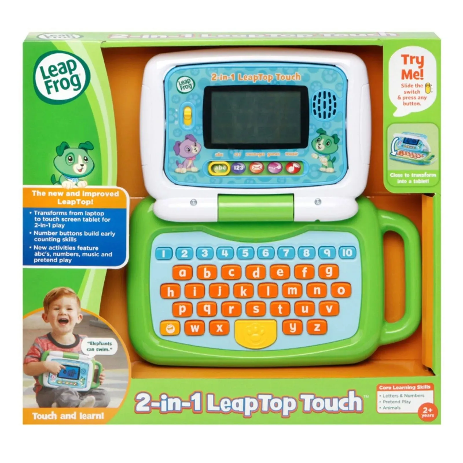 LeapFrog 2-in-1 LeapTop Touch Laptop