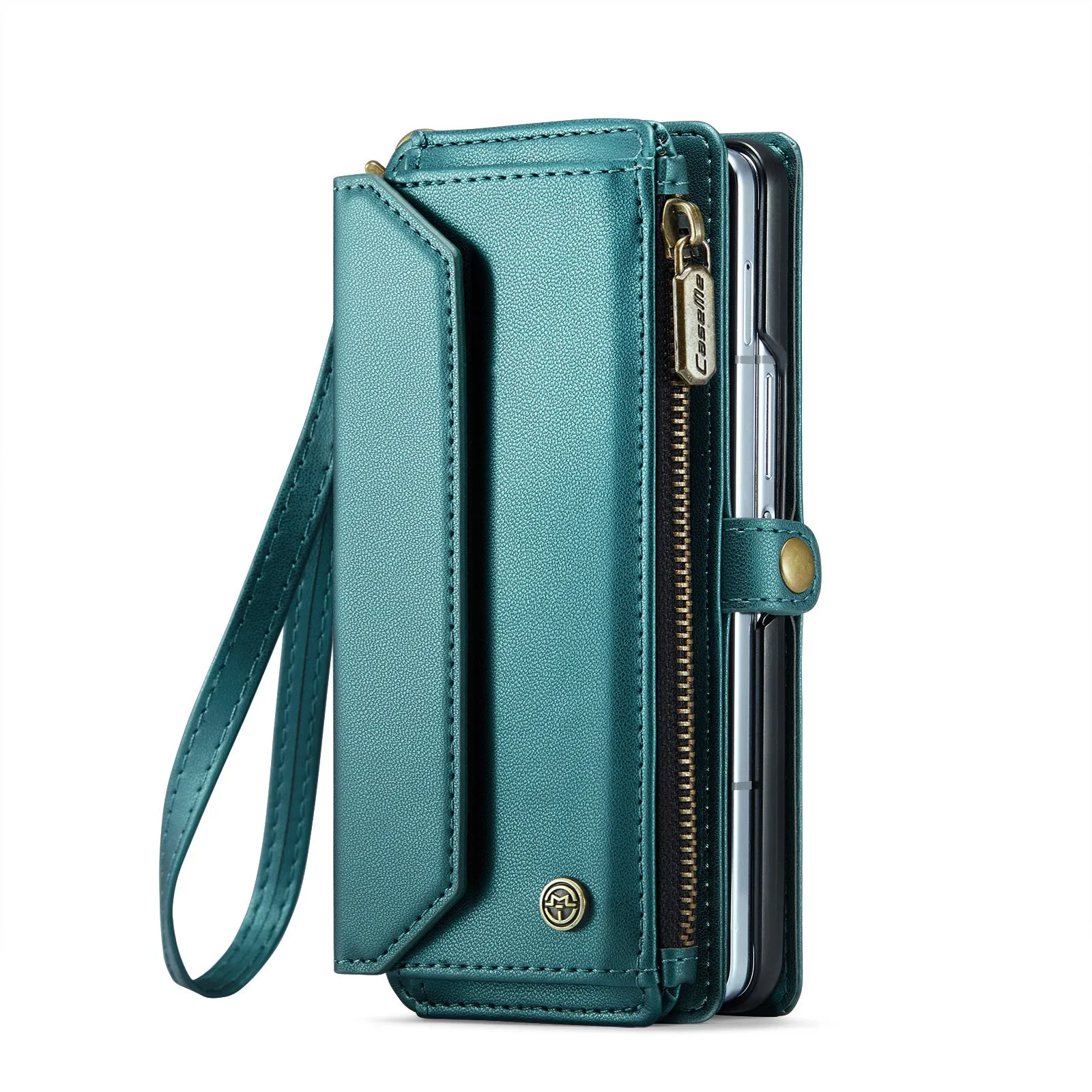 Leather Crossbody Phone Case With Card Holder For Samsung Galaxy Z Fold 6