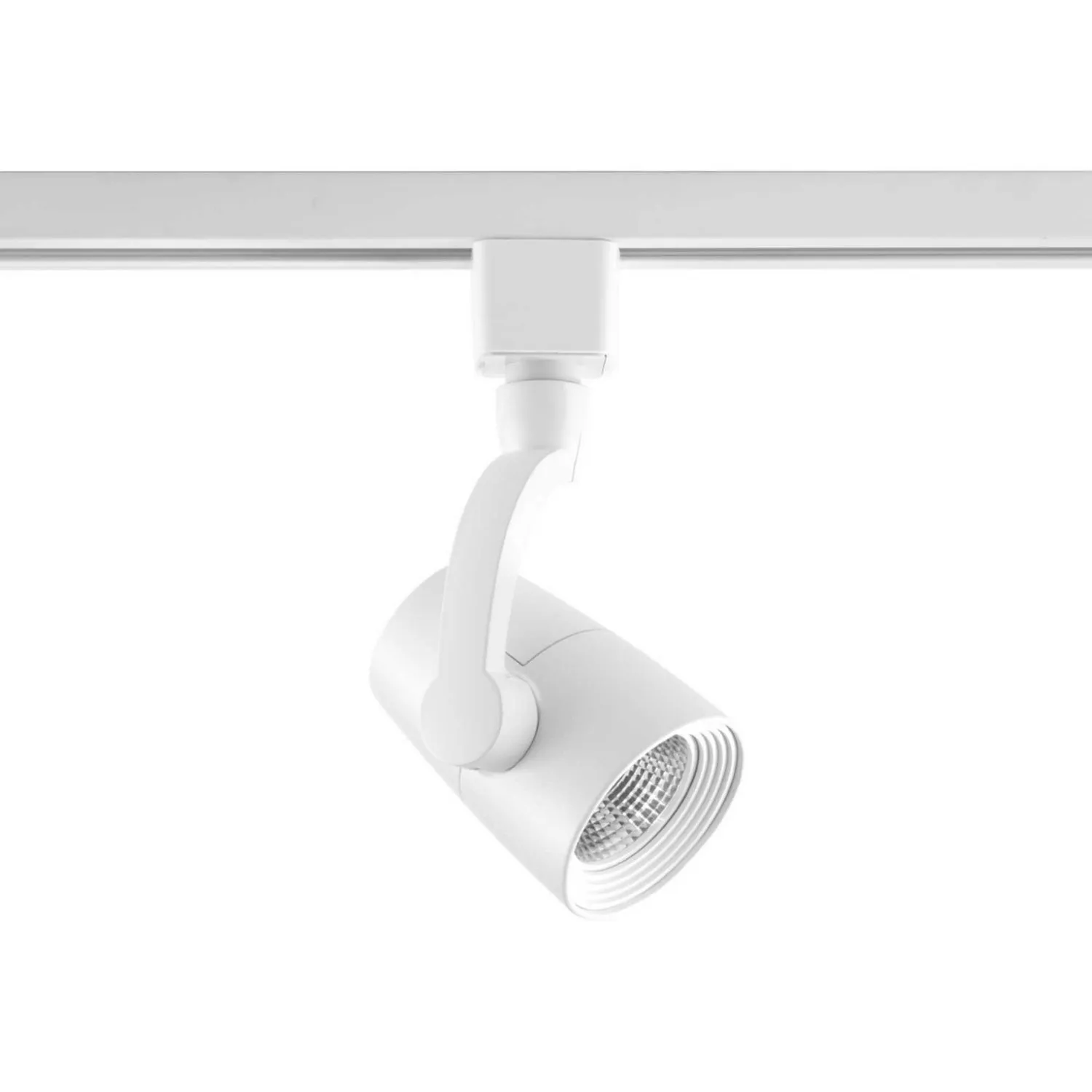 LED Track Medium Single Arm Gimbal Design Track Lighting in White