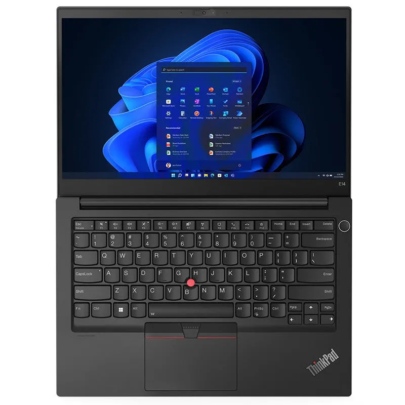 Lenovo Laptop ThinkPad E14 Gen 2 -Six-Core Ryzen 5 16GB RAM 256GB SSD Windows 11 Pro 14" IPS FHD Screen